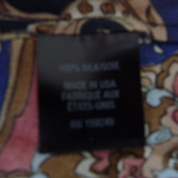 TWP AMANDA SILK SHAWL COLLAR WRAP SILK MINI DRESS BLUE PAISLEY SIZE SMALL - Picture 6 of 6